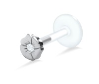 Flower Shaped Labrets Push-in LA-1305